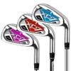 Single Golf Club Iron #7 - Steel/Graphite Shaft Swing Practice Club for Men Women - Right Hand, Blue view 3