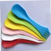 BESPORTBLE Camping Picnic Must-have 10pcs Plastic Cutlery Spatula Fork Compact Portable Random Color view 4