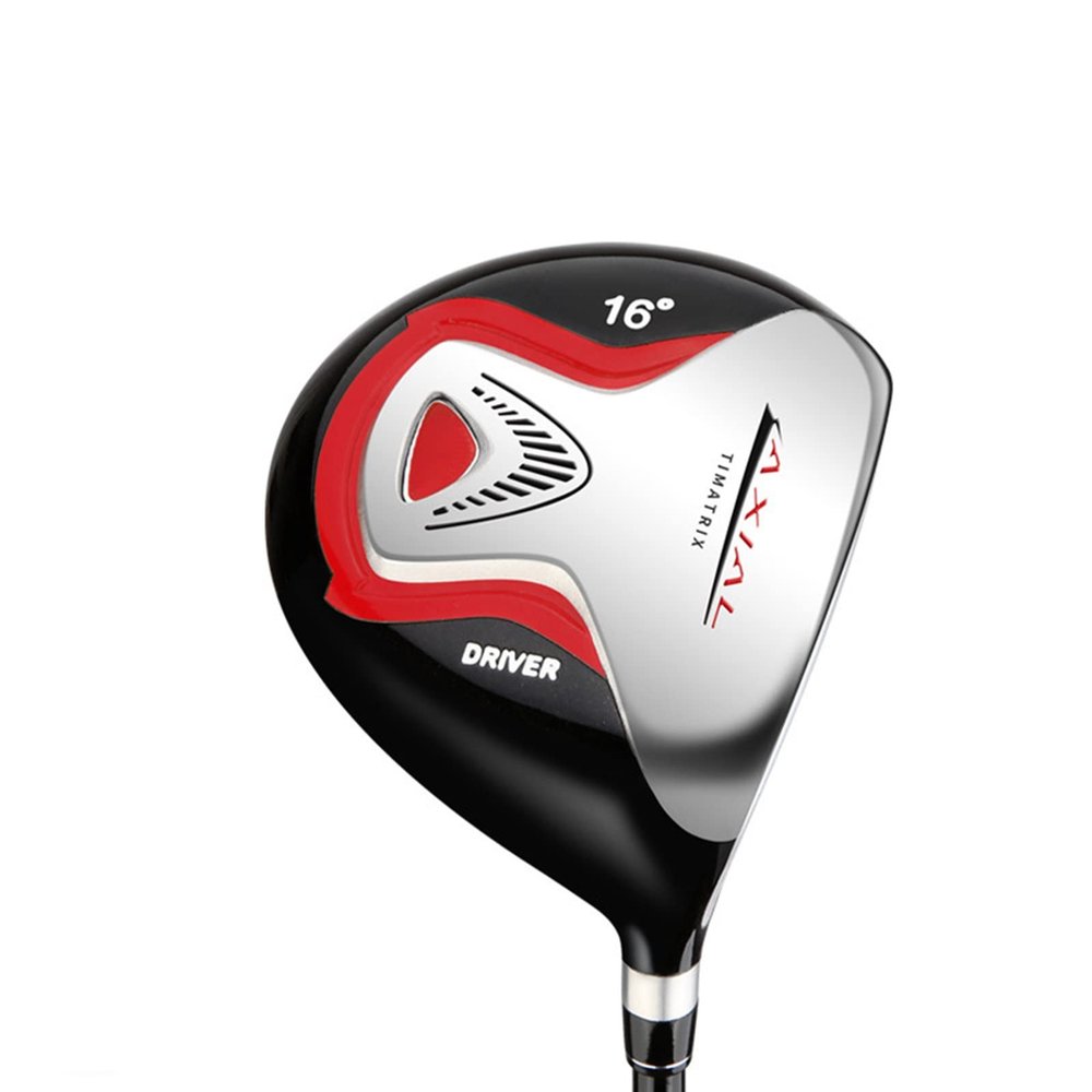 Golf Clubs, Boys Woods, Drivers, Carbon Shaft, Low Center of Gravity Design, Solid Touch, Suitable for Beginners and Advanced Players,Black (Color : Black, Size : 6-8)