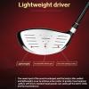 Golf Clubs, Boys Woods, Drivers, Carbon Shaft, Low Center of Gravity Design, Solid Touch, Suitable for Beginners and Advanced Players,Black (Color : Black, Size : 6-8) view 2