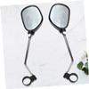 BESPORTBLE Motorcycle Rearview Mirror Handlebar Mount for Bike Reflectors Mountain Bike Accessories Hd Wide Angle view 2