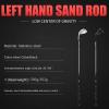 Golf Sand Wedge, Golf Club Left Hand Golf Wedges, 56/60 Degree Stianless Steel CNC Milling Rod Texture, Men Women Great Golf Gift, Black view 4