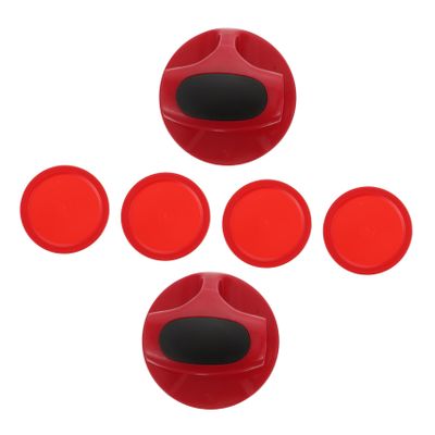 BESPORTBLE 1set Ice Hockey Pucks and Paddles for Air Hockey Games Replacement Accessories for Game Rooms for Tables