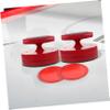 BESPORTBLE 1set Ice Hockey Pucks and Paddles for Air Hockey Games Replacement Accessories for Game Rooms for Tables view 4