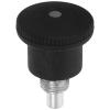 BESPORTBLE Exercise Bike Replacement Knob Pull Pin for Height Rotating Design for Home Commercial Fitness Equipment Diameter Black