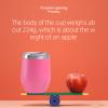 12oz Eggshell Cup Stainless Steel Double Layer Vacuum Sprayed Egg U-shaped Cup Creative Red Wine Glass (Green) view 3