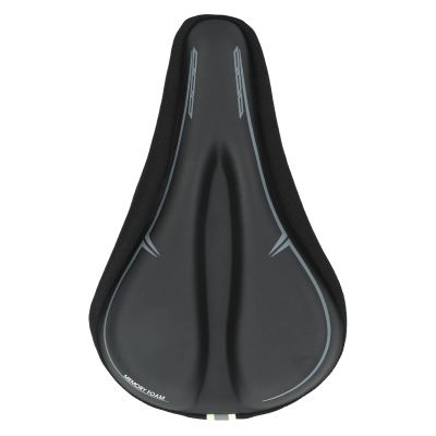 NDNCZDHC Bike Seat Cover Padded with Memory Foam, Bicycle Saddle Soft for Men Women, Stationary Bike Seat Cushion for 295x180mm Seat