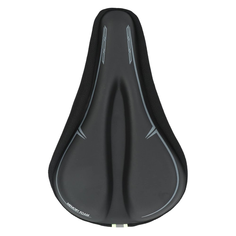 NDNCZDHC Bike Seat Cover Padded with Memory Foam, Bicycle Saddle Soft for Men Women, Stationary Bike Seat Cushion for 295x180mm Seat