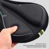 NDNCZDHC Bike Seat Cover Padded with Memory Foam, Bicycle Saddle Soft for Men Women, Stationary Bike Seat Cushion for 295x180mm Seat view 4