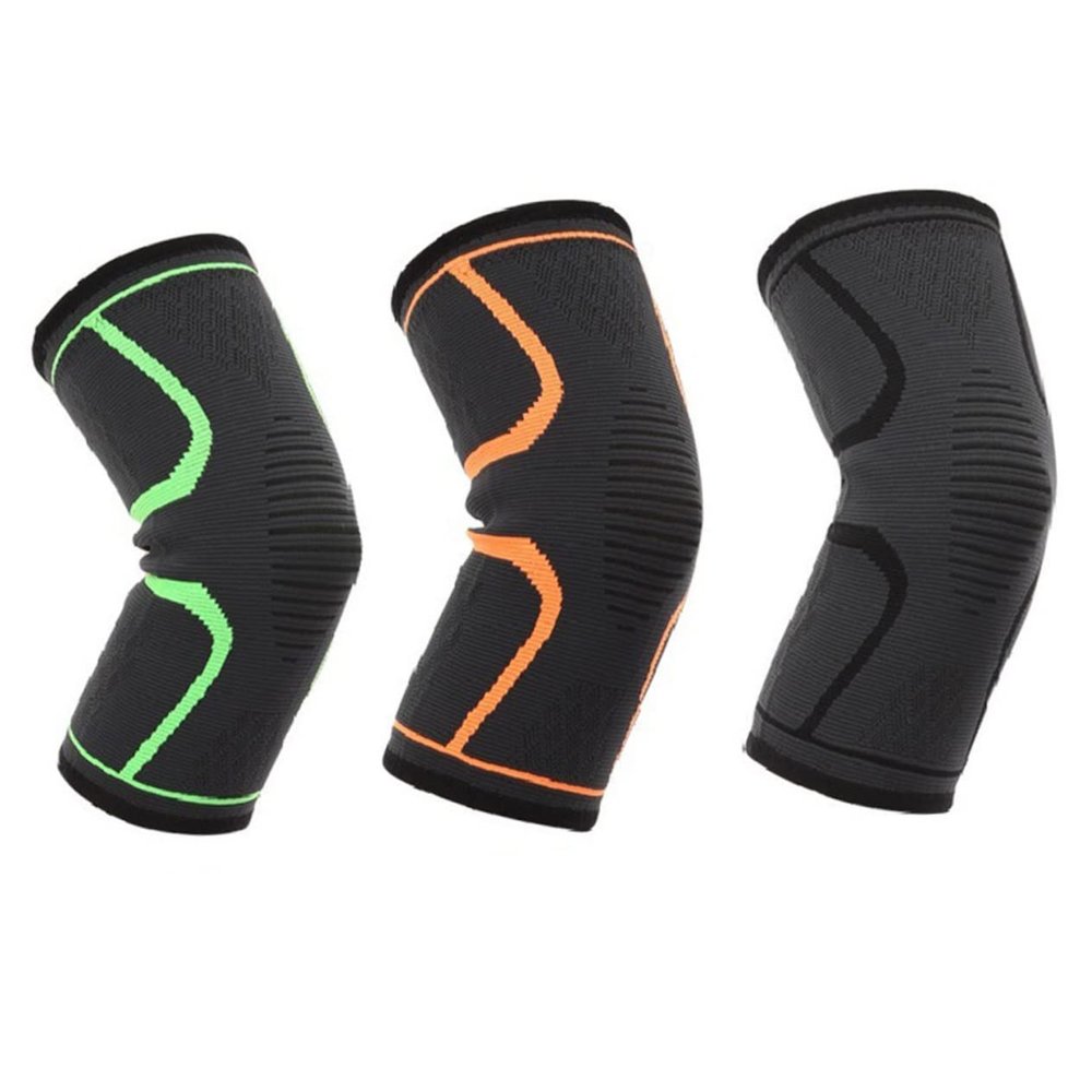 FRCOLOR 1pc Knee Support Sleeve Thin Knitted Sports Protector for Running Jogging and Workouts Unisex and Comfortable Design Black