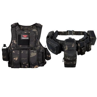 YAKEDA Tactical Outdoor Vest &Tactical Battle Belt