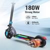 Gyroor H40 Kids Electric Scooter, 180W Motor, Up to 10 MPH, LED Display & Colorful Lights, Adjustable Height, for Boys & Girls Ages 8-12, Great Birthday Gift,H40-Blue view 3