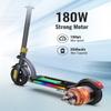 Gyroor H40 Kids Electric Scooter, 180W Motor, Up to 10 MPH, LED Display & Colorful Lights, Adjustable Height, for Boys & Girls Ages 8-12, Great Birthday Gift,H40-Gold view 3
