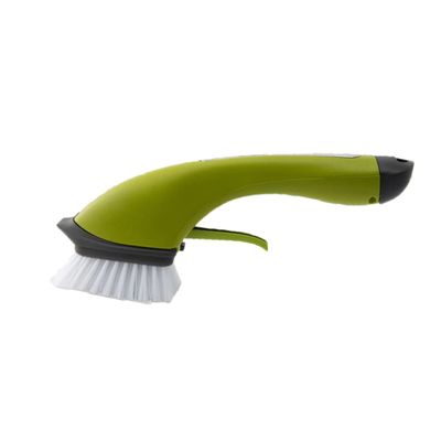 FRCOLOR Automatic Add Water Spray Cleaning Brush Long Handle Easy to Clean Food Pot Hands Scrubbing Pots Pans Dishes Cups Cleaning Tool