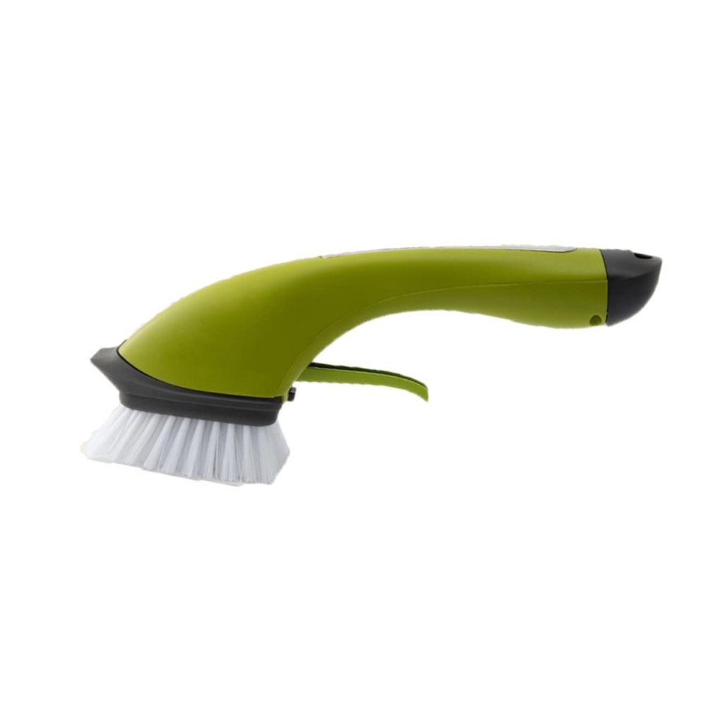 FRCOLOR Automatic Add Water Spray Cleaning Brush Long Handle Easy to Clean Food Pot Hands Scrubbing Pots Pans Dishes Cups Cleaning Tool