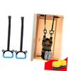 balacoo 2pcs Boys and Girls Exercise Gymnastics Rings Plastic Fitness Equipment for Boy Girl Pull-up Bodyweight Training Tool Strength Building Gymnastic Rings view 4