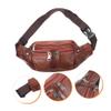 WHAMVOX 1pc Fashionable Waist Pouch for Sports Portable Waist Bag for Running Cycling Outdoor Activities Multi-function Fanny Pack for Men and Women Brown view 3