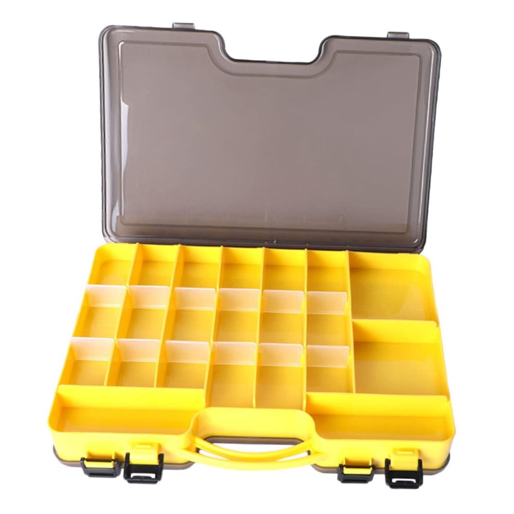 balacoo Fishing Bait Box Storage Container Portable Organizer High Capacity for Anglers Lightweight