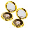 2pcs Round Compass for Camping Hiking Outdoor Navigation and Portable Feng Shui Design Cover for Outdoor Activities view 1