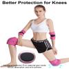 Knee Pads for Women & Men, Soft Dance Knee Pad Volleyball Knee Pads for Women Men Wrestling Gear, Crash Pad Snowboarding Gear Knee Protector for Work (Fit Under 120lbs) view 2