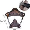 CQBXRD Pool Cue Holder Freestanding Table Accessories Holds 12 Cues - Rack Snooker Cue Stand, with Mounting Accessories, Simple Assembly, Professional Design, Brown Height 60cm Width 34cm view 3