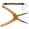 balacoo Aluminum Alloy Fishing Pliers with Scissors Line Cutter Golden Fishing Tool for Lure Handling Hook Removal and Wire Cutting Includes -Lose Lanyard for Easy Storage view 1