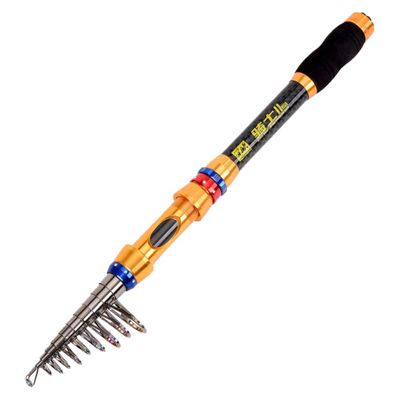 LIOOBO 3.6m Carbon Fiber Sea Fishing Rod Far Throwing Telescopic Portable Pole