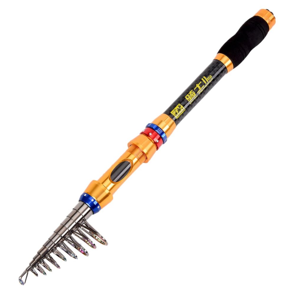 LIOOBO 3.6m Carbon Fiber Sea Fishing Rod Far Throwing Telescopic Portable Pole