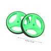 POPETPOP 1set Mute Auxiliary Wheels for Boys and Girls Compatibility Flashing Light Feature Green Training Wheel for Safety and Balance view 4