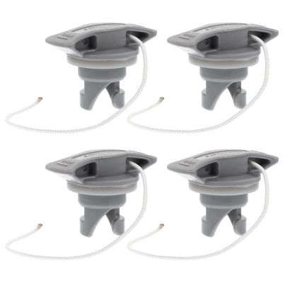 POPETPOP 4pcs Caps for Inflatable Boat Adapter Covers for Kayaks Canoes Paddle Boards Easy Installation Plugs for Valves Accessories