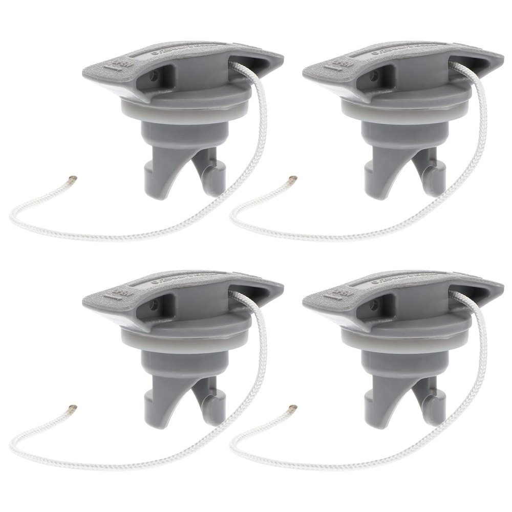 POPETPOP 4pcs Caps for Inflatable Boat Adapter Covers for Kayaks Canoes Paddle Boards Easy Installation Plugs for Valves Accessories