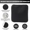 JIMTERRY Professional Cornhole Bags Set of 8 Dual Sided Corn Holes Bags Double Sided Regulation Slick and Stick Corn Hole Bean Bags(Sky Blue&Black) view 3