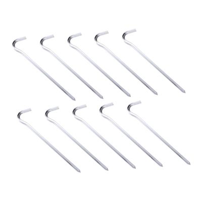 WHAMVOX 12pcs Tent Pegs Stakes for Outdoor Camping Durable Thicken Design Lightweight and Portable Tent Accessories for Secure Grounding