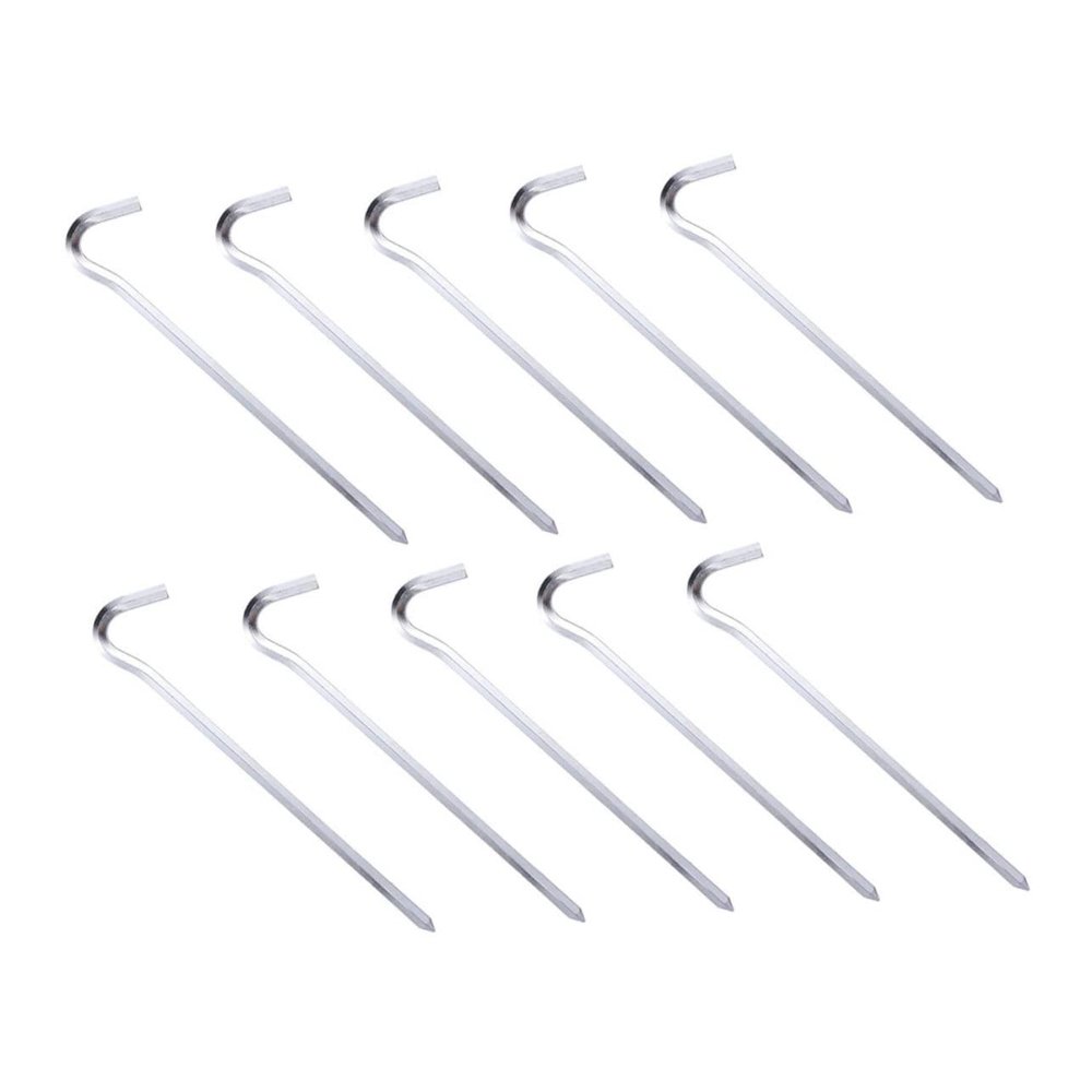 WHAMVOX 12pcs Tent Pegs Stakes for Outdoor Camping Durable Thicken Design Lightweight and Portable Tent Accessories for Secure Grounding