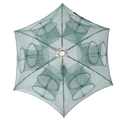 SUPVOX Fishing Net Zipper Design Fish Minnow Crawfish Shrimp Net Trap Strong and Lightweight Easy to Carry and Use