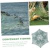SUPVOX Fishing Net Zipper Design Fish Minnow Crawfish Shrimp Net Trap Strong and Lightweight Easy to Carry and Use view 3
