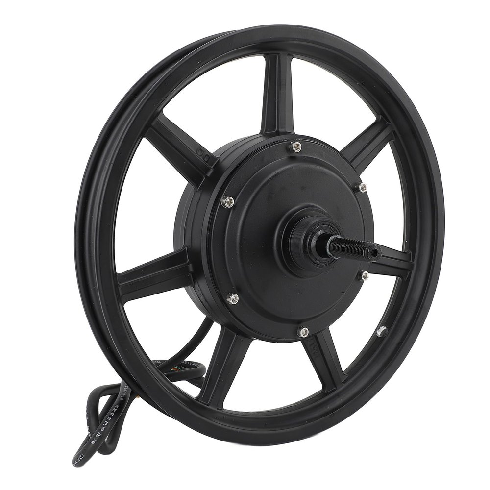 14 Inch Electric Wheel Motor 350W to 500W Aluminum Alloy Single Shaft Disc Brake Hub Motor 36-60V
