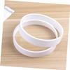 BESPORTBLE 2pcs White Pp Plastic Putting Cup Rings for Golf Training Standard Hole Aid Lightweight and Accessories for Outdoor Practice view 2