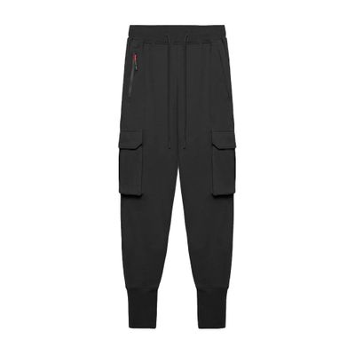 Maiyifu-GJ Men's Casual Joggers Cargo Pants Multi-Pockets Drawstring Hiking Sweatpants Running Training Athletic Trousers (Black,Small)