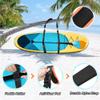 GOBUROS Paddle Board Carrying Strap, Adjustable SUP Kayak Carry Strap with Detachable Storage Bag and Metal Hardware for Paddle boards, Surfboards, Long boards, Canoe and Kayak, Black view 2