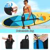 GOBUROS Paddle Board Carrying Strap, Adjustable SUP Kayak Carry Strap with Detachable Storage Bag and Metal Hardware for Paddle boards, Surfboards, Long boards, Canoe and Kayak, Black view 3