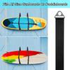 GOBUROS Paddle Board Carrying Strap, Adjustable SUP Kayak Carry Strap with Detachable Storage Bag and Metal Hardware for Paddle boards, Surfboards, Long boards, Canoe and Kayak, Black view 4