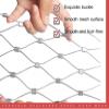 JIwqDY Flexible Stainless Steel Rope Mesh, Garden Netting, Safety Netting for Balcony 10cm/2mm High-Altitude Fall Protection Nets, Plant Climbing Mesh (Color : 10cm/2mm, Size : 0.6x25m/2x82ft) view 4