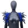 ihreesy Feather Cape Shawl,Women'S Feather Cape Feather Wrap Neck Feather Shrug Cape Shawls Accessories,Royal Blue view 1