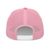 RIVEMUG NG Redneck Romeo Curved Bill Trucker Hat Mid Crown Adjustable Funny Cap Pink view 3