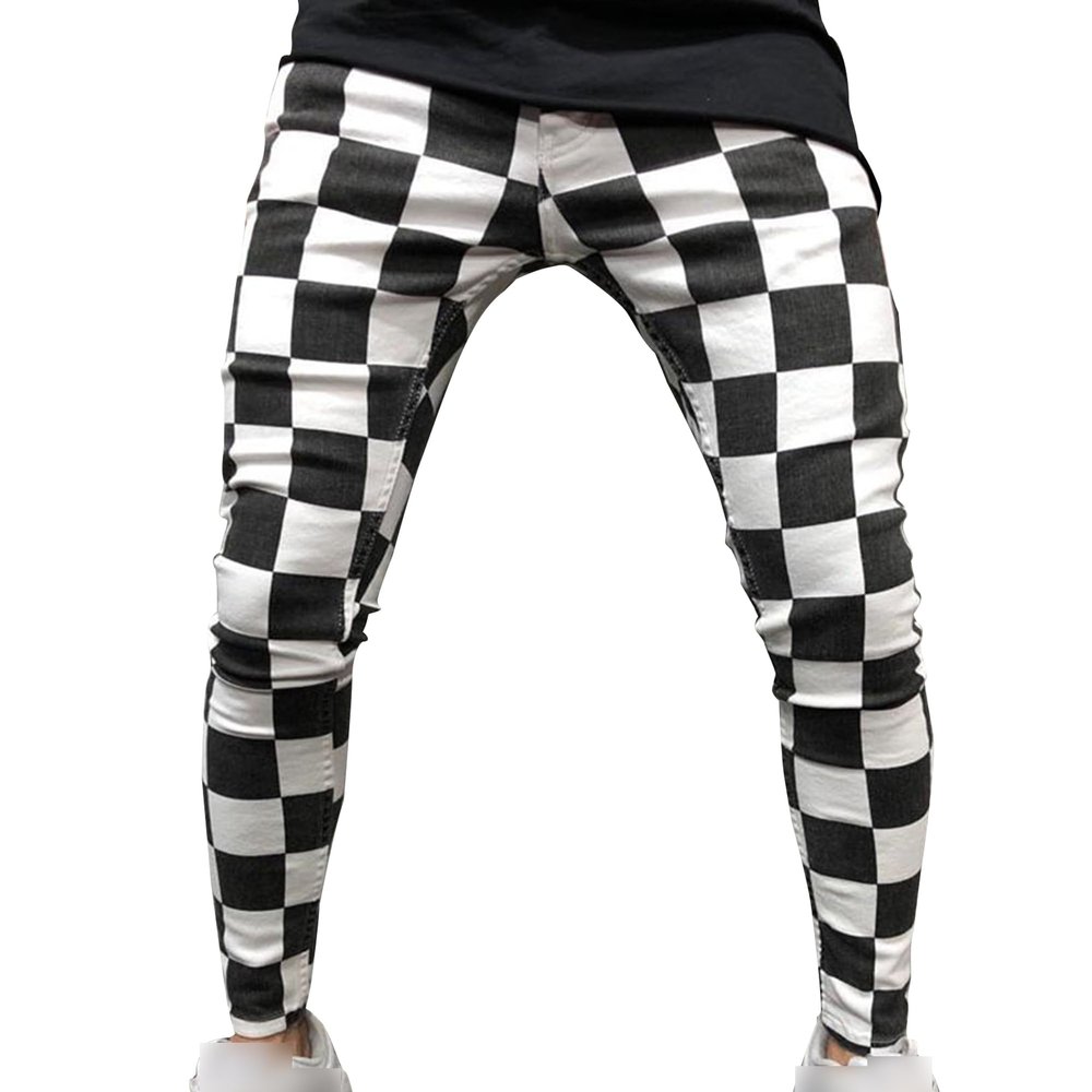 Maiyifu-GJ Men's Casual Running Sweatpants Tapered Camo Joggers Pants Lightweight Training Athletic Hiking Long Trousers (Black 1,X-Large)