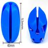 10Pcs Silicone Fishing Rod Holder Straps, 5 Hole Portable Fishing Rod Fixed Ball, Rubber Fishing Pole Clips Fly Fishing Accessories, Blue view 2