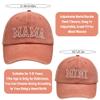 2Pcs Mama and Mini Matching Baseball Cap for Mother Baby Duaghter Son, 3D Embroidered Adjustable Washed Parent-Child Hat view 3