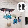 Skateboard Rack, Skateboard Wall Mount Skateboard Hanger Skateboard Holder Skateboard Shelf Skateboard Stand view 2