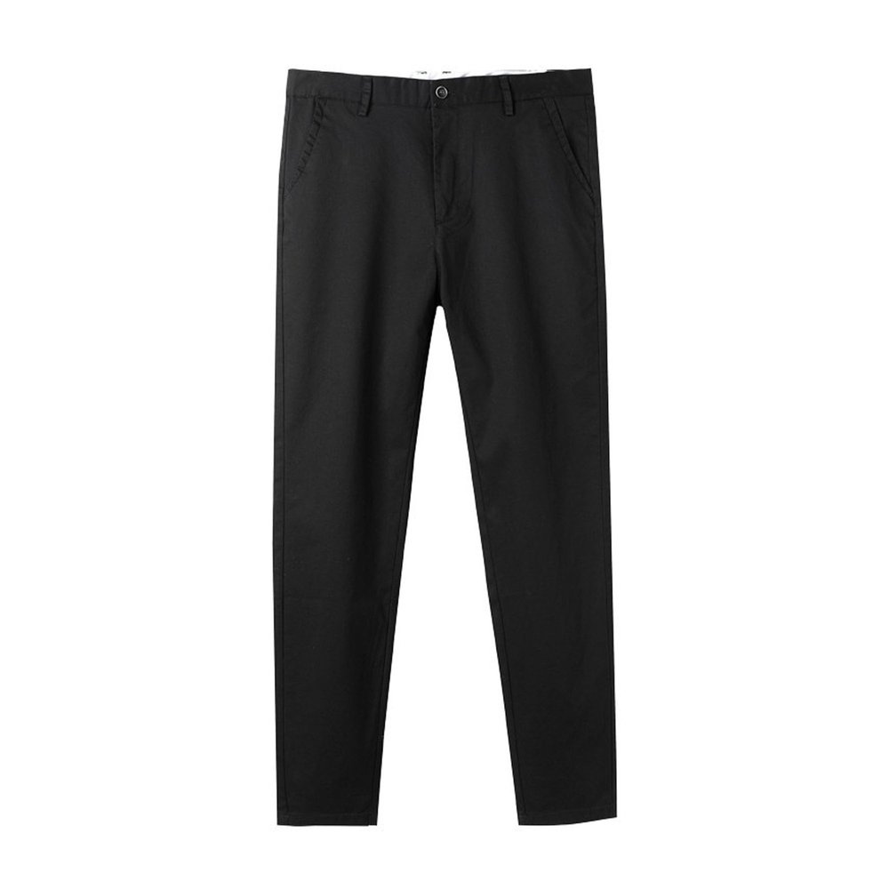 Maiyifu-GJ Men's Stretch Joggers Pants Slim Fit Lightweight Athletic Sweatpants Elastic Waist Hiking Trousers with Pockets (Black,33)